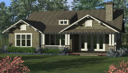 Cottage House Plan #3323-00605 Elevation Photo