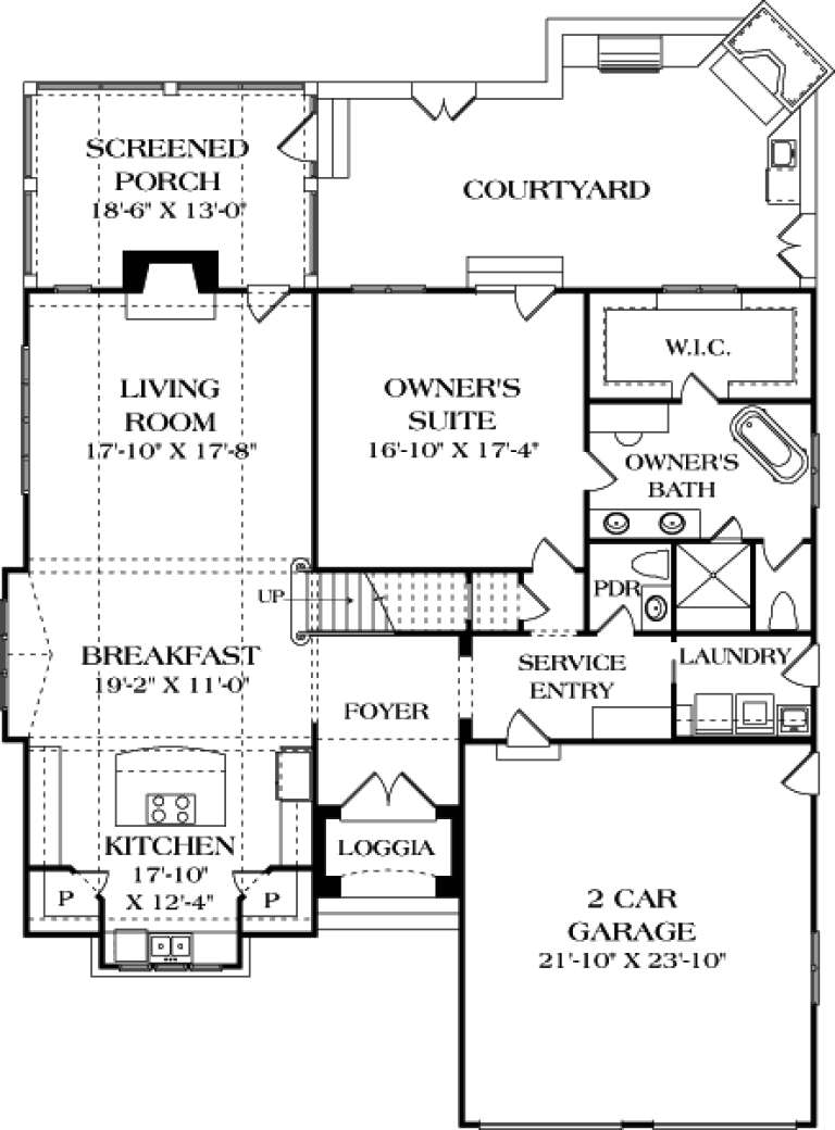 House Plan House Plan #17137 Drawing 1