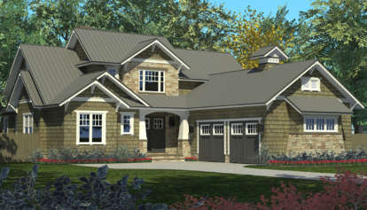 Craftsman House Plan #3323-00607 Elevation Photo