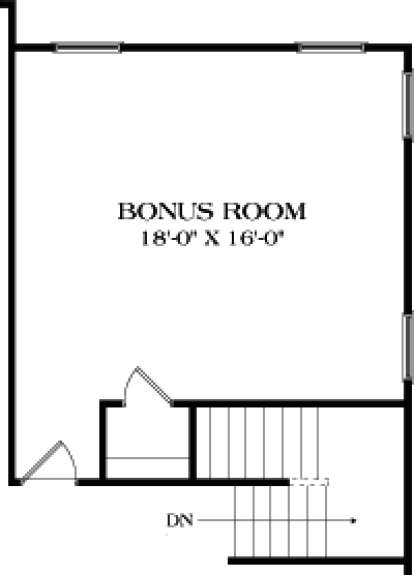 Bonus Room for House Plan #3323-00611
