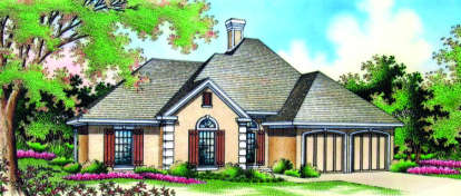 4 Bed, 2 Bath, 1682 Square Foot House Plan - #048-00082