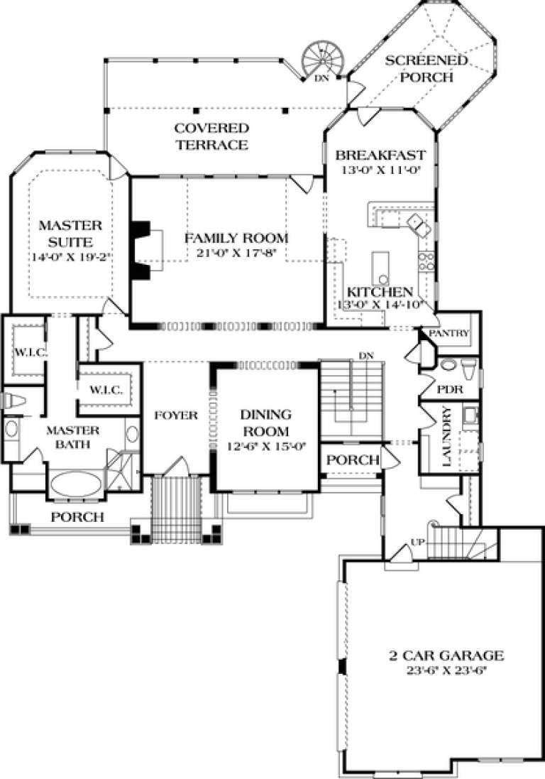 House Plan House Plan #17152 Drawing 1