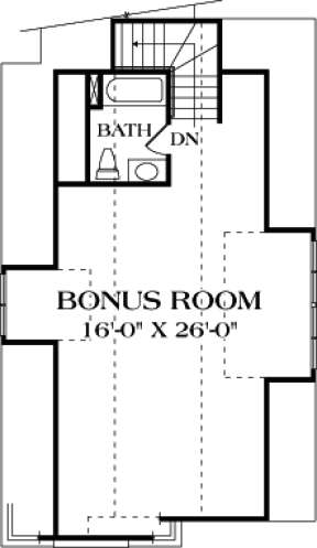 Bonus Room for House Plan #3323-00622