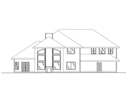 Traditional House Plan #039-00371 Elevation Photo