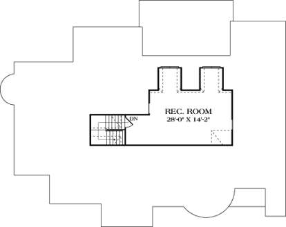 Third Level for House Plan #3323-00644