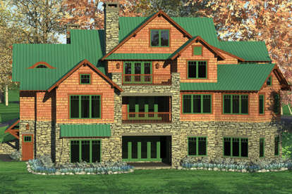 Craftsman House Plan #3323-00646 Elevation Photo