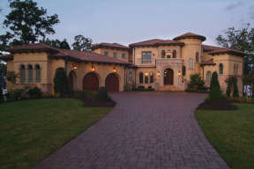 European House Plan #3323-00647 Elevation Photo