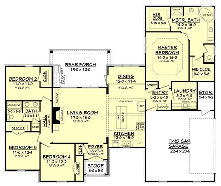 House Plan House Plan #17179 Drawing 1