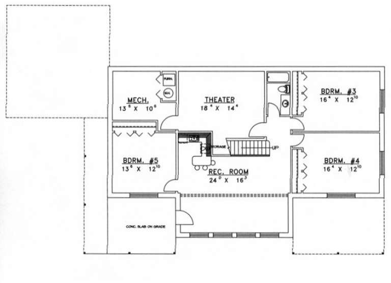 House Plan House Plan #1718 Drawing 1