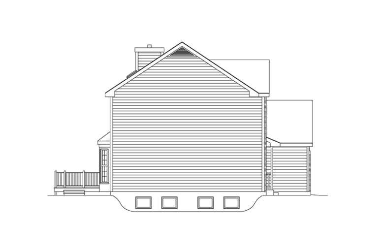 Traditional House Plan #5633-00228 Elevation Photo