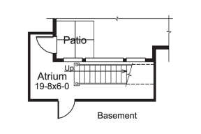 Basement Floor Plan  for House Plan #5633-00233