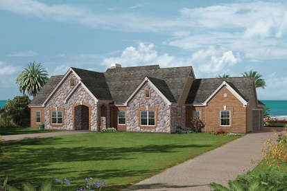 House Plan House Plan #17193 Front Elevation