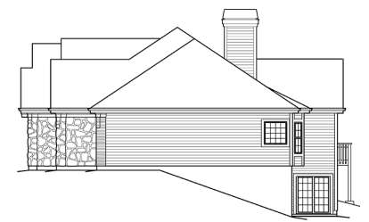 Ranch House Plan #5633-00235 Elevation Photo