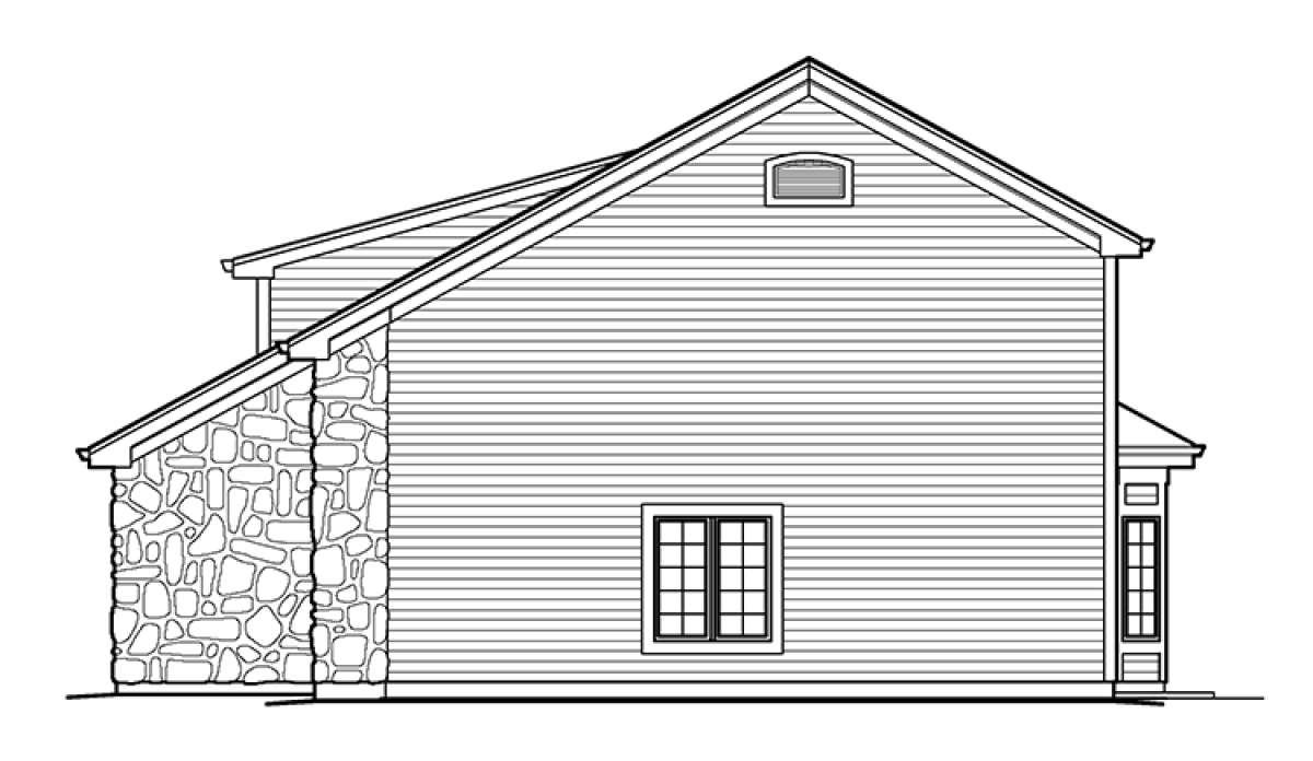 Country Plan - 713 Square Feet, 1 Bedroom, 1.5 Bathrooms | Floor Plan ...