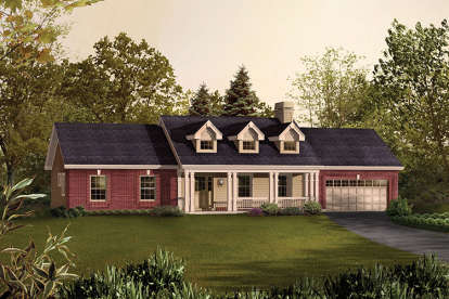 Country House Plan #5633-00239 Elevation Photo