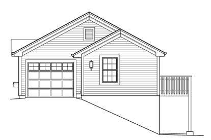 Ranch House Plan #5633-00240 Elevation Photo