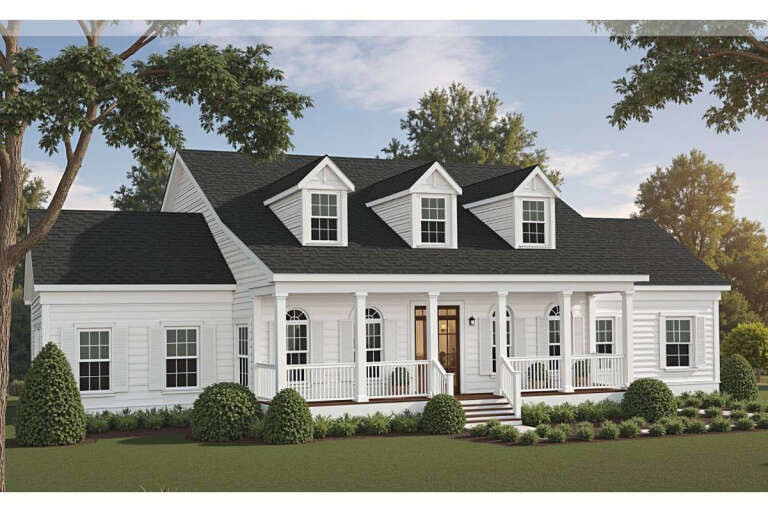 House Plan House Plan #172 Angled Front Elevation