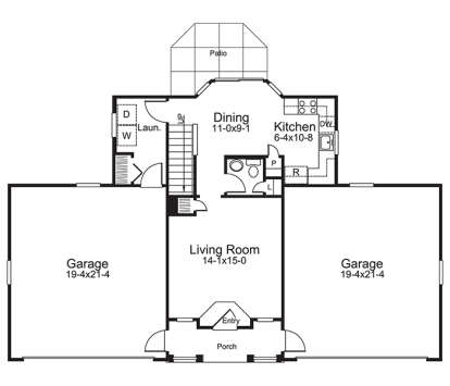 House Plan House Plan #17200 Drawing 1