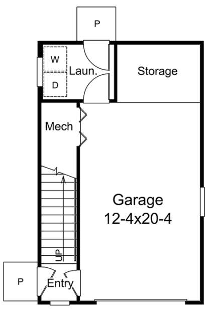 Main Floor Plan for House Plan #5633-00242