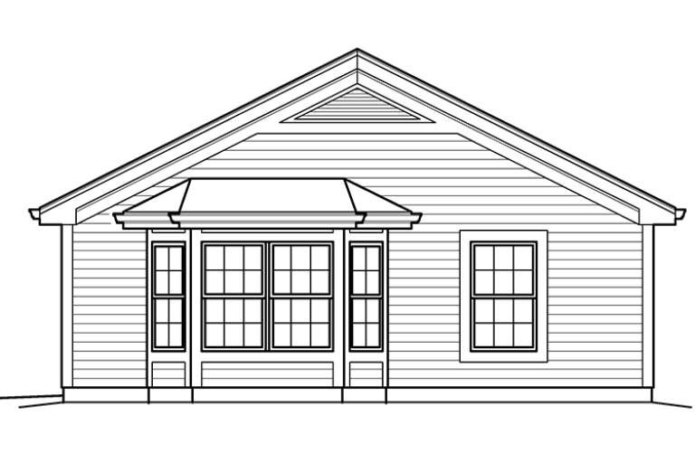 Traditional House Plan #5633-00243 Elevation Photo