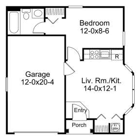 Main Floor Plan for House Plan #5633-00243
