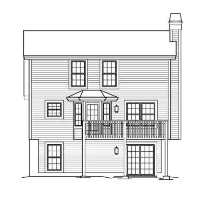 Traditional House Plan #5633-00247 Elevation Photo