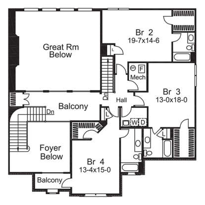 House Plan House Plan #17208 Drawing 2