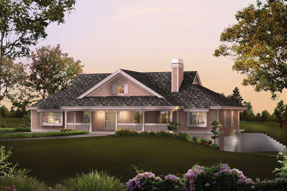 Ranch House Plan #5633-00251 Elevation Photo
