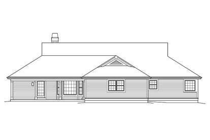 Ranch House Plan #5633-00251 Elevation Photo