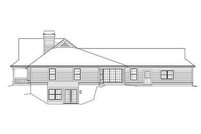 Ranch House Plan #5633-00251 Elevation Photo