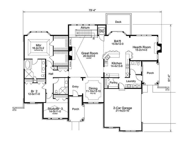 House Plan House Plan #17213 Drawing 1