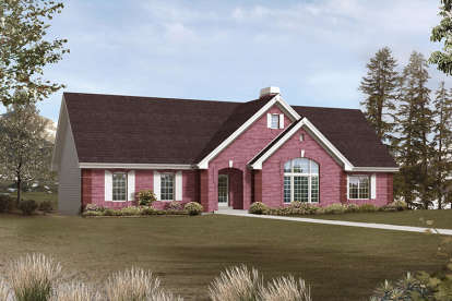 Ranch House Plan #5633-00260 Elevation Photo