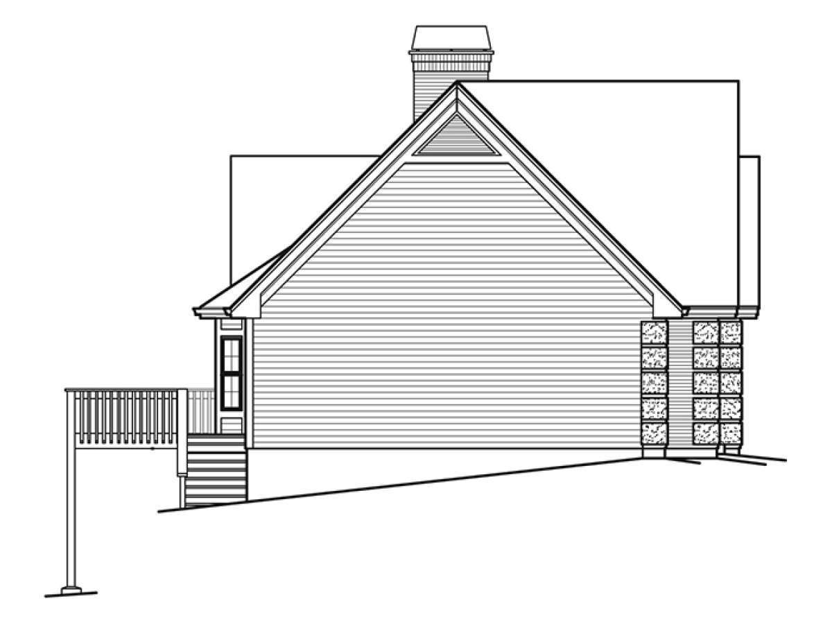 Ranch House Plan #5633-00260 Elevation Photo