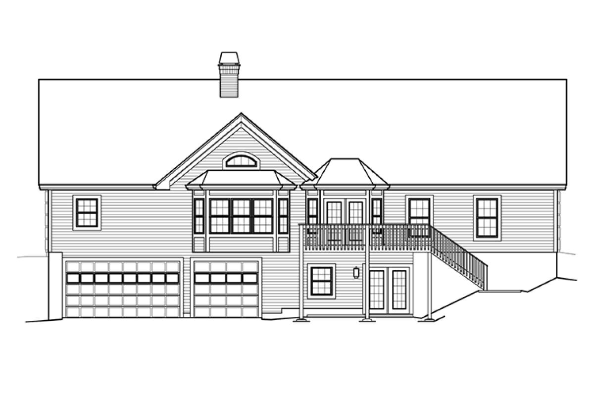 Ranch House Plan #5633-00260 Elevation Photo