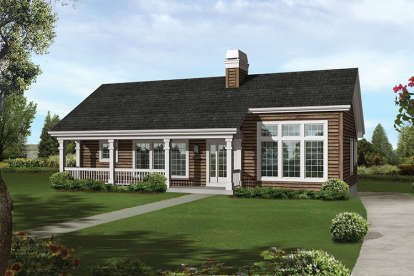 Country House Plan #5633-00261 Elevation Photo