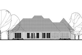 European House Plan #041-00129 Elevation Photo