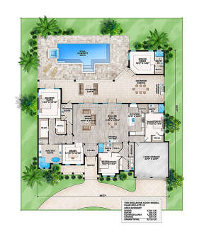 Main Floor Plan for House Plan #207-00018