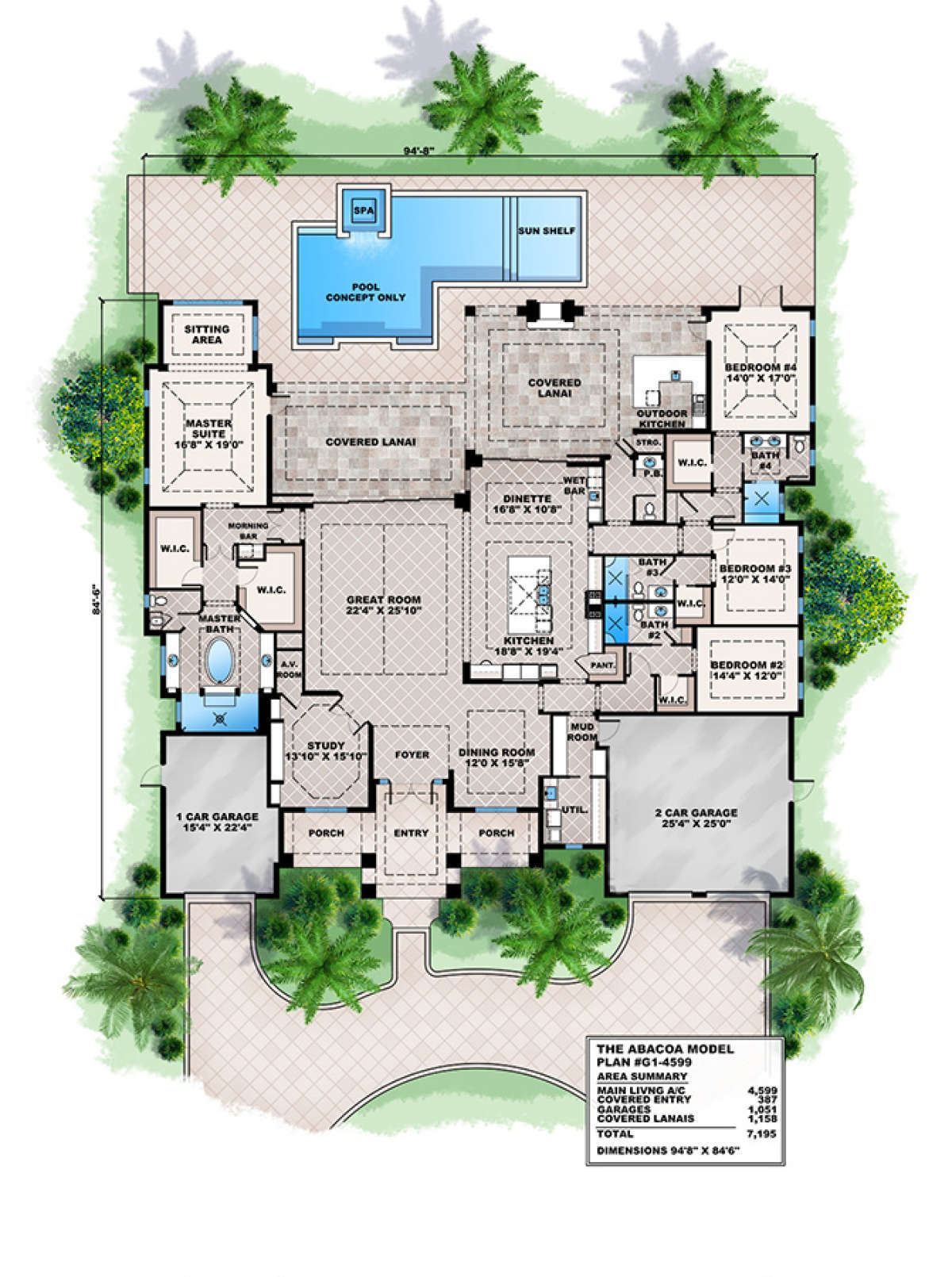 Main Floor Plan for House Plan #1018-00220
