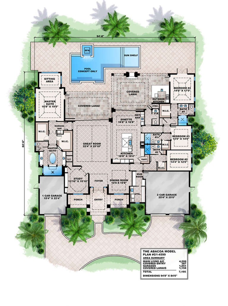 House Plan House Plan #17228 Drawing 1