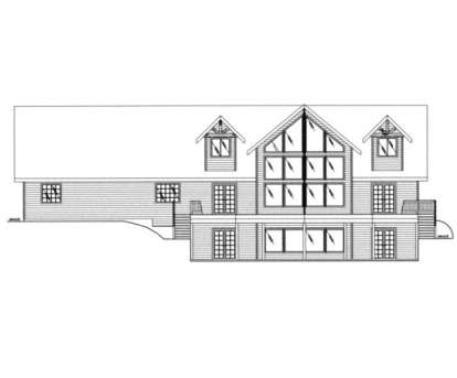 Northwest House Plan #039-00377 Elevation Photo