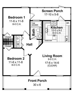 Main Floor for House Plan #348-00252