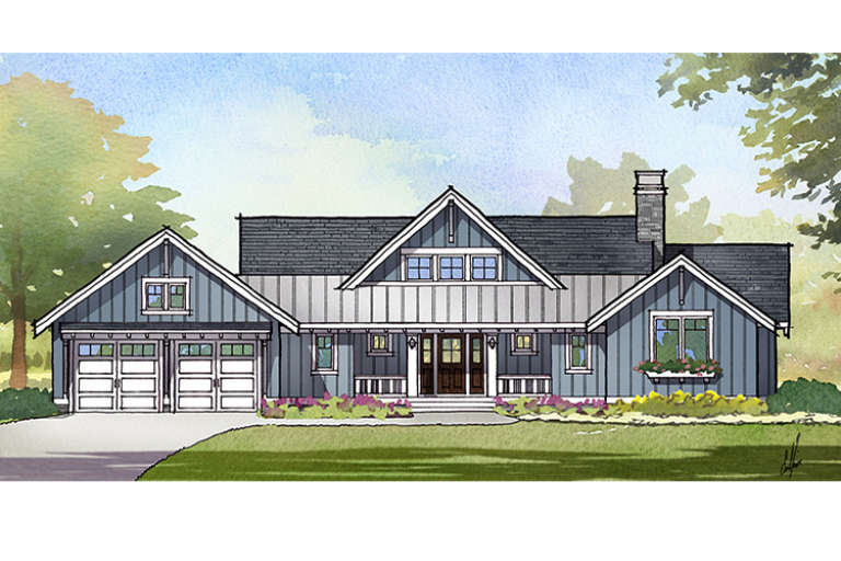 House Plan House Plan #17235 Front Elevation