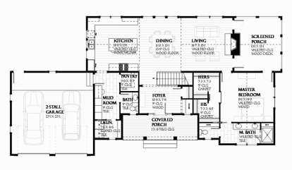Main Floor Plan for House Plan #1637-00119