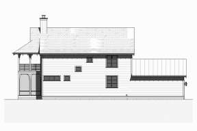 Coastal House Plan #1637-00120 Elevation Photo
