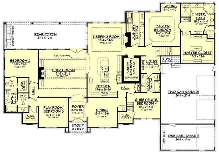 House Plan House Plan #17238 Drawing 1