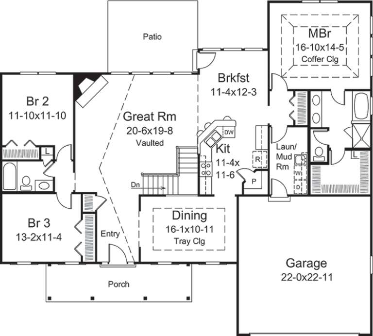 House Plan House Plan #17241 Drawing 1