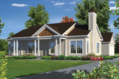 Cape Cod House Plan #5633-00266 Elevation Photo