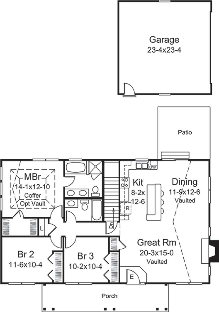 House Plan House Plan #17242 Drawing 1