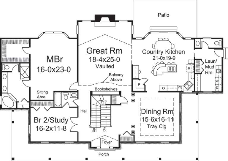 House Plan House Plan #17243 Drawing 1