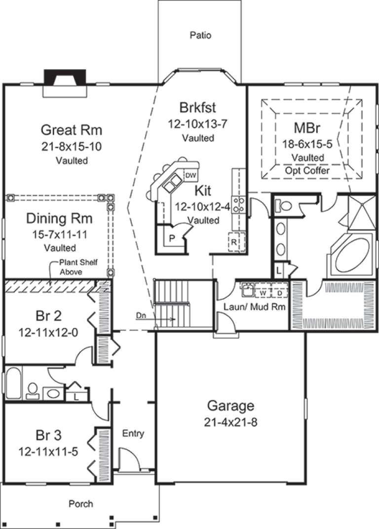 House Plan House Plan #17244 Drawing 1
